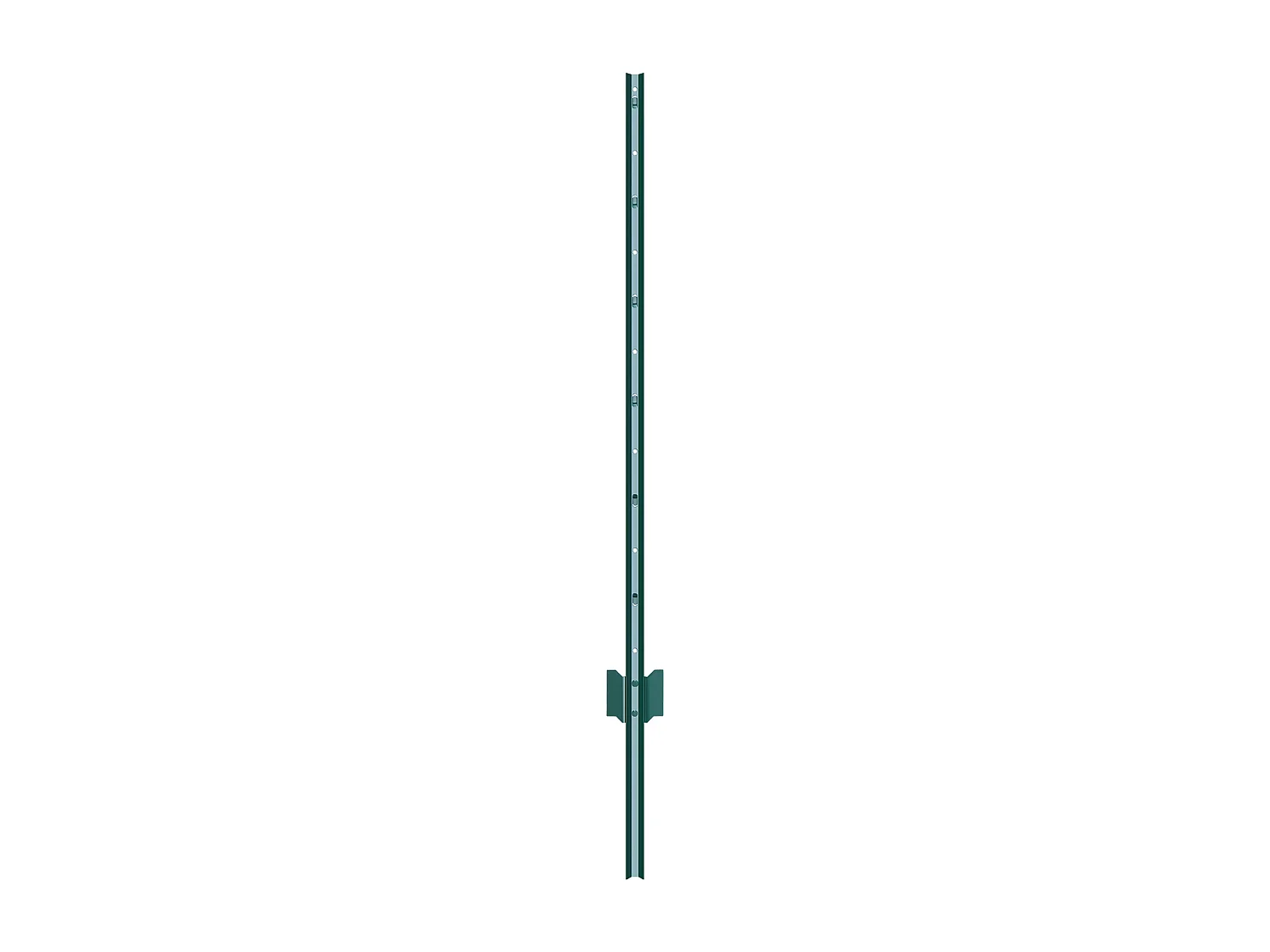 Metalen Paaltjeshek SucceBuy 121.92 cm Hek T-Palen, 10 Stuks Zware Metalen Hekpalen, Groen
