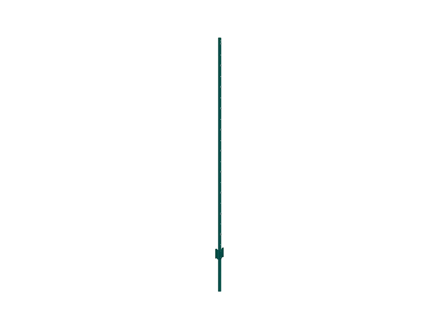 Cloture en Metal Piquets SucceBuy Lot de 10 Poteaux de Clôture en T Verts de 182.88 cm