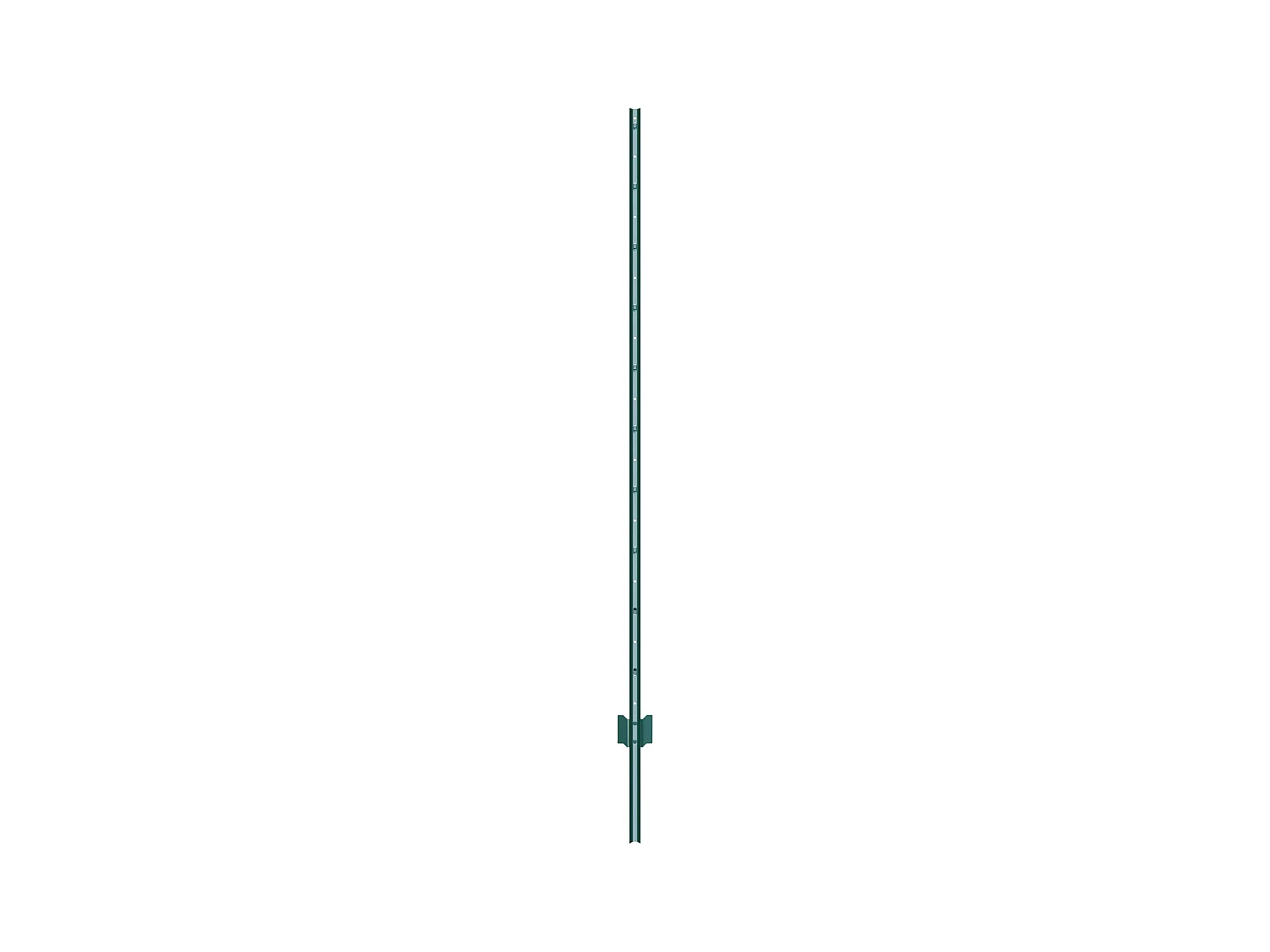 Cloture en Metal Piquets SucceBuy Lot de 10 Poteaux de Clôture en T Verts de 182.88 cm