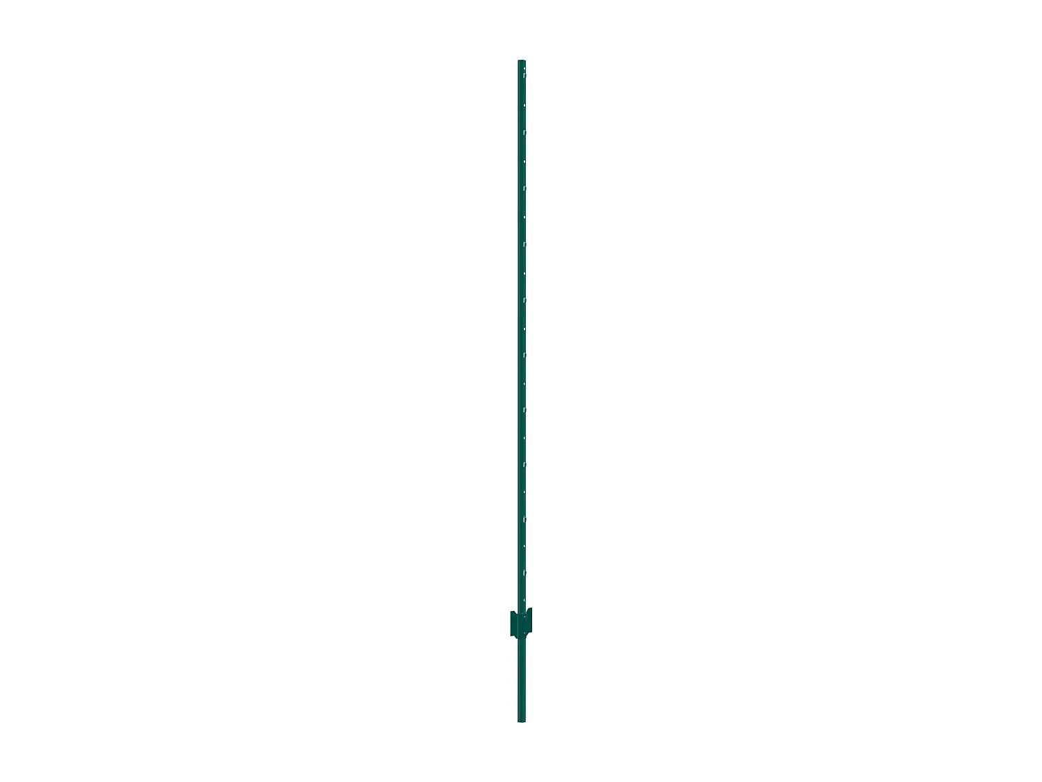 Cloture en Metal Piquets SucceBuy Lot de 10 Poteaux de Clôture en T Verts de 182.88 cm