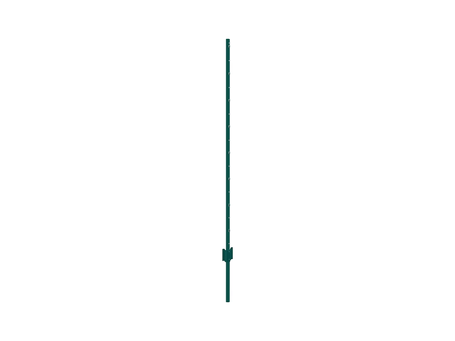 Cloture en Metal Piquets SucceBuy 152.4 cm T-Post 10 Pack Stakes de Clôture en Métal Robustes pour Jardin, Vert