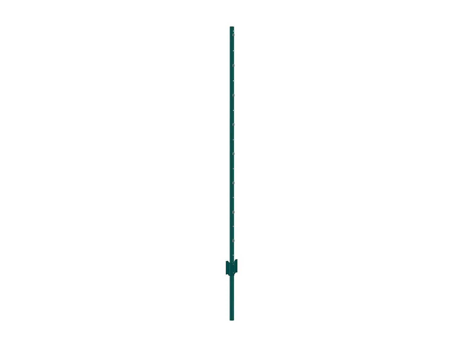Cloture en Metal Piquets SucceBuy 152.4 cm T-Post 10 Pack Stakes de Clôture en Métal Robustes pour Jardin, Vert