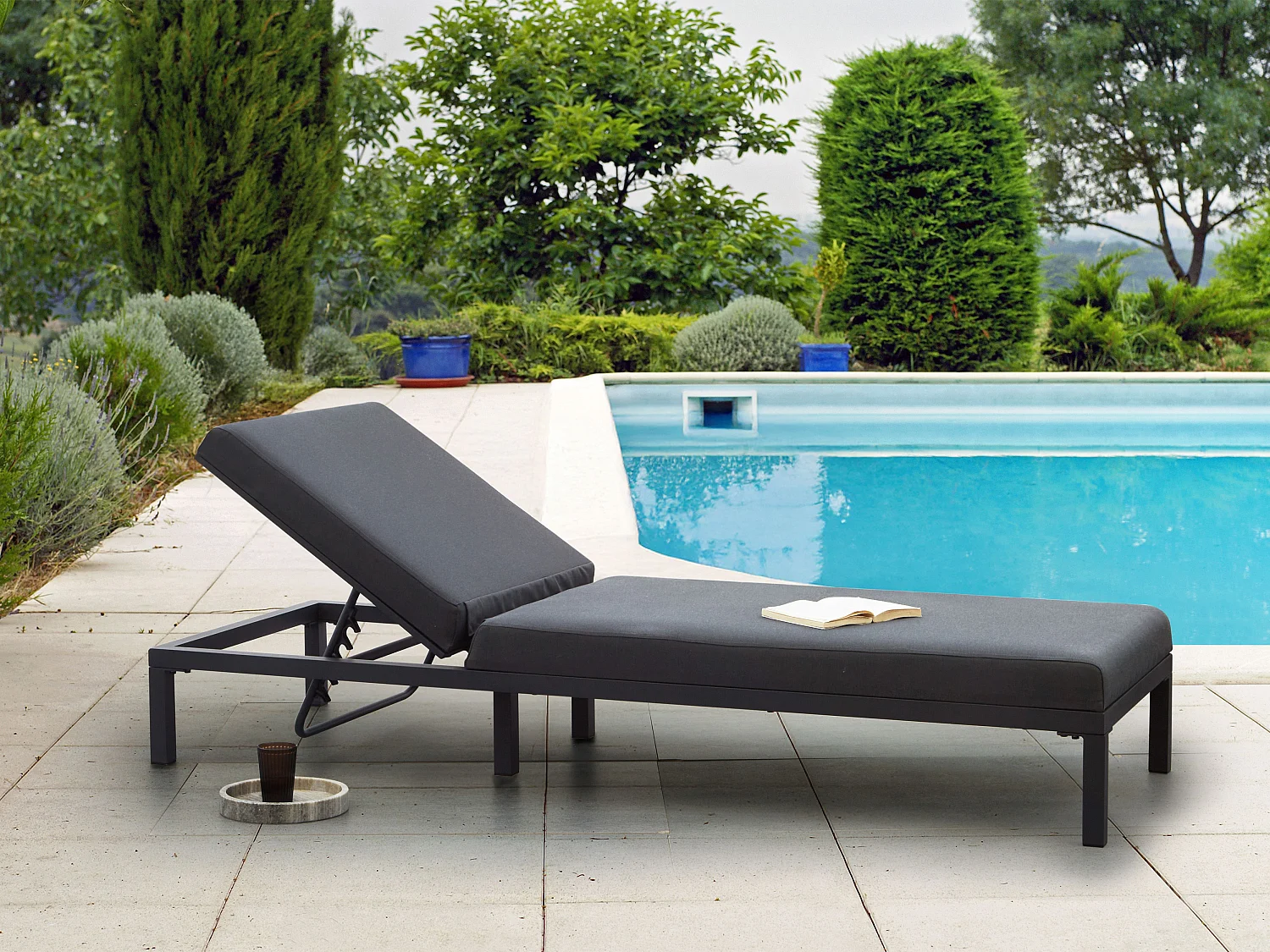 Transat LARIANO Métal Gris graphite