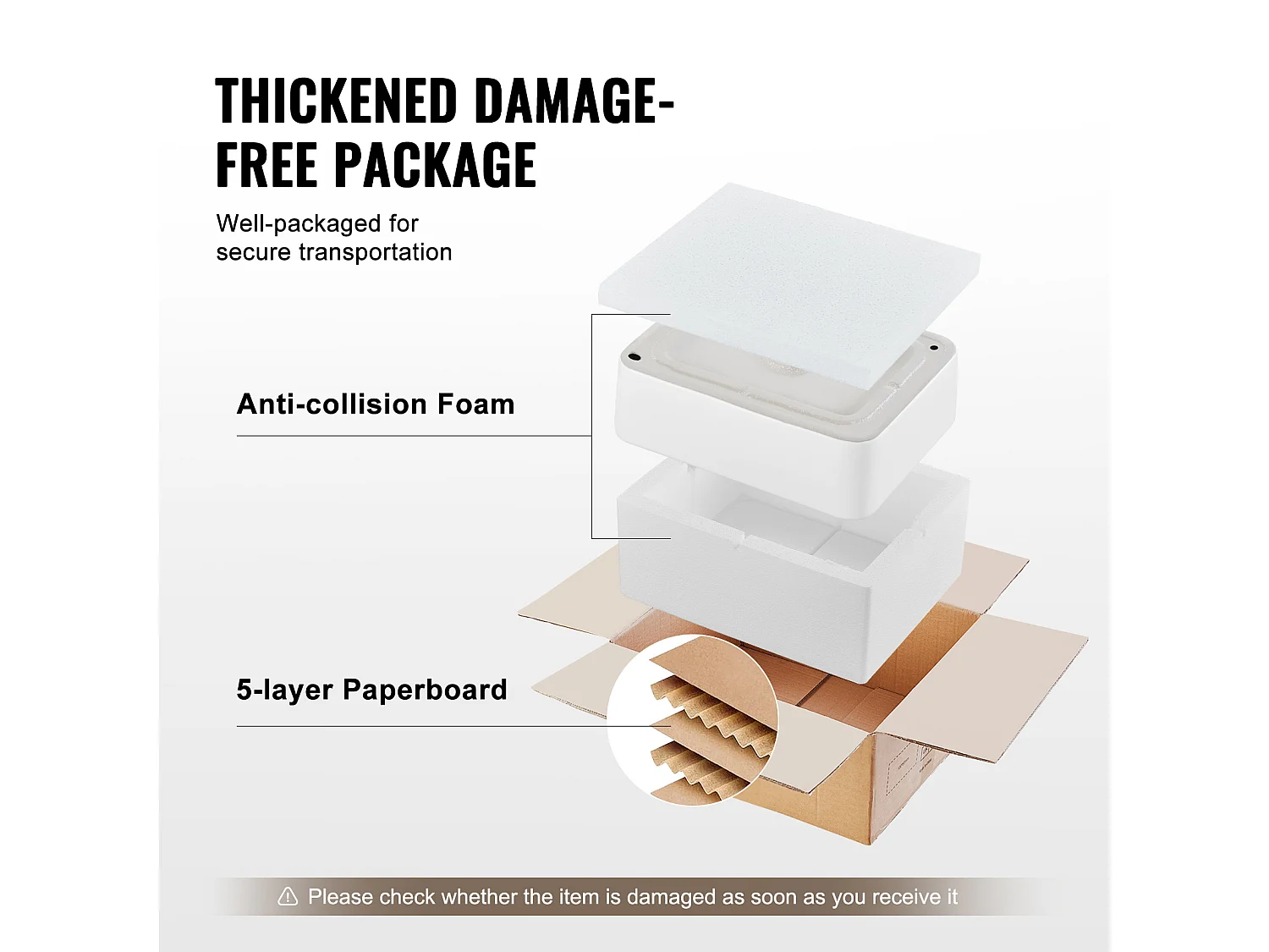 Badkamerwasbak SucceBuy, 41 x 30 cm, Modern Wit, voor Badkamer, Hotel, Toilet, Camper