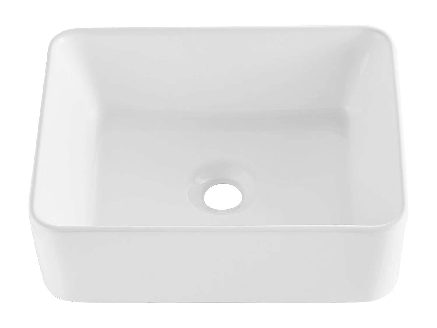 Lavabo de Banheiro SucceBuy, 41 x 30 cm, Branco Moderno, para Casa de Banho, Hotel, WC, Autocaravana