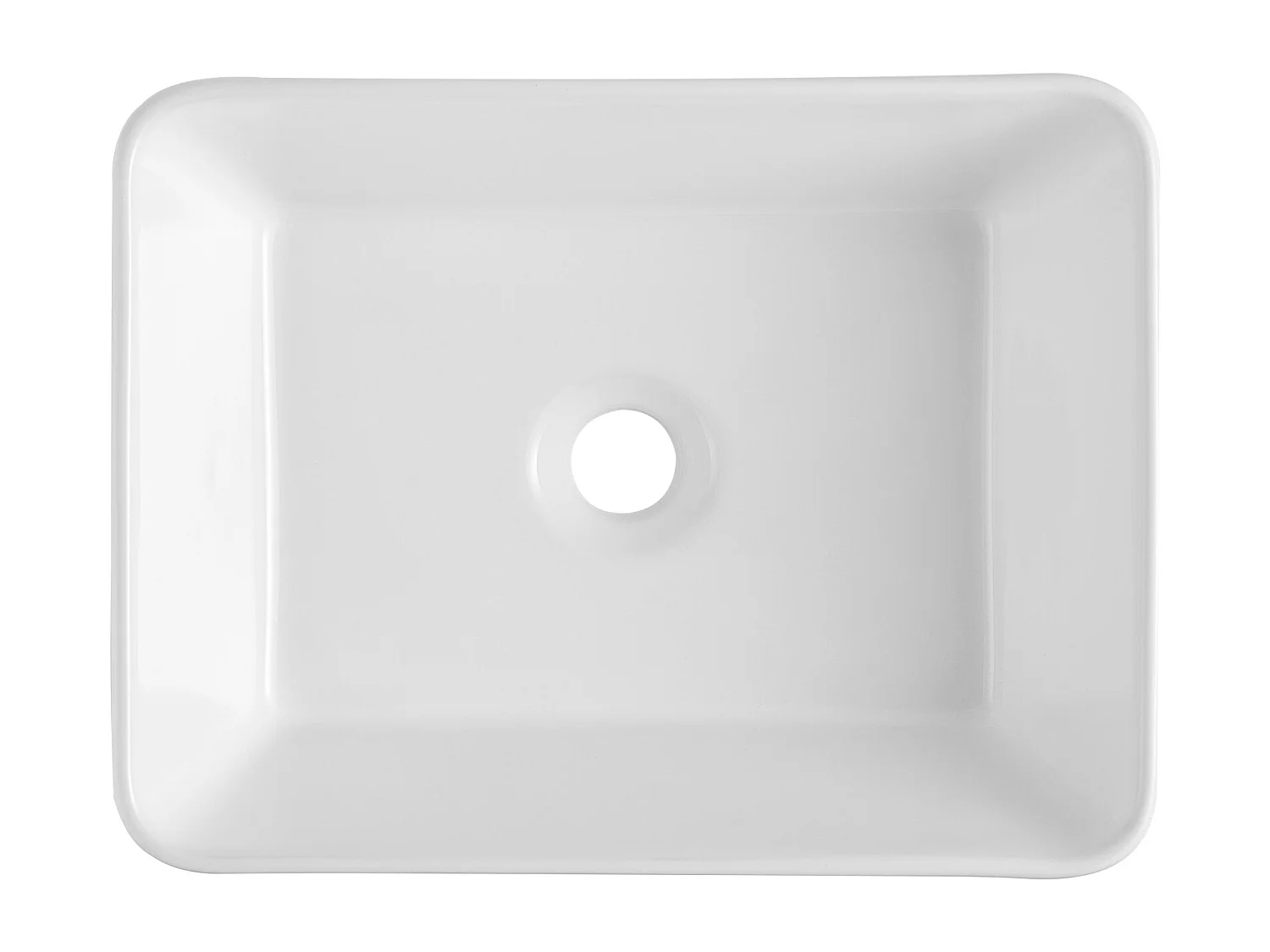 Lavabo de Banheiro SucceBuy, 41 x 30 cm, Branco Moderno, para Casa de Banho, Hotel, WC, Autocaravana
