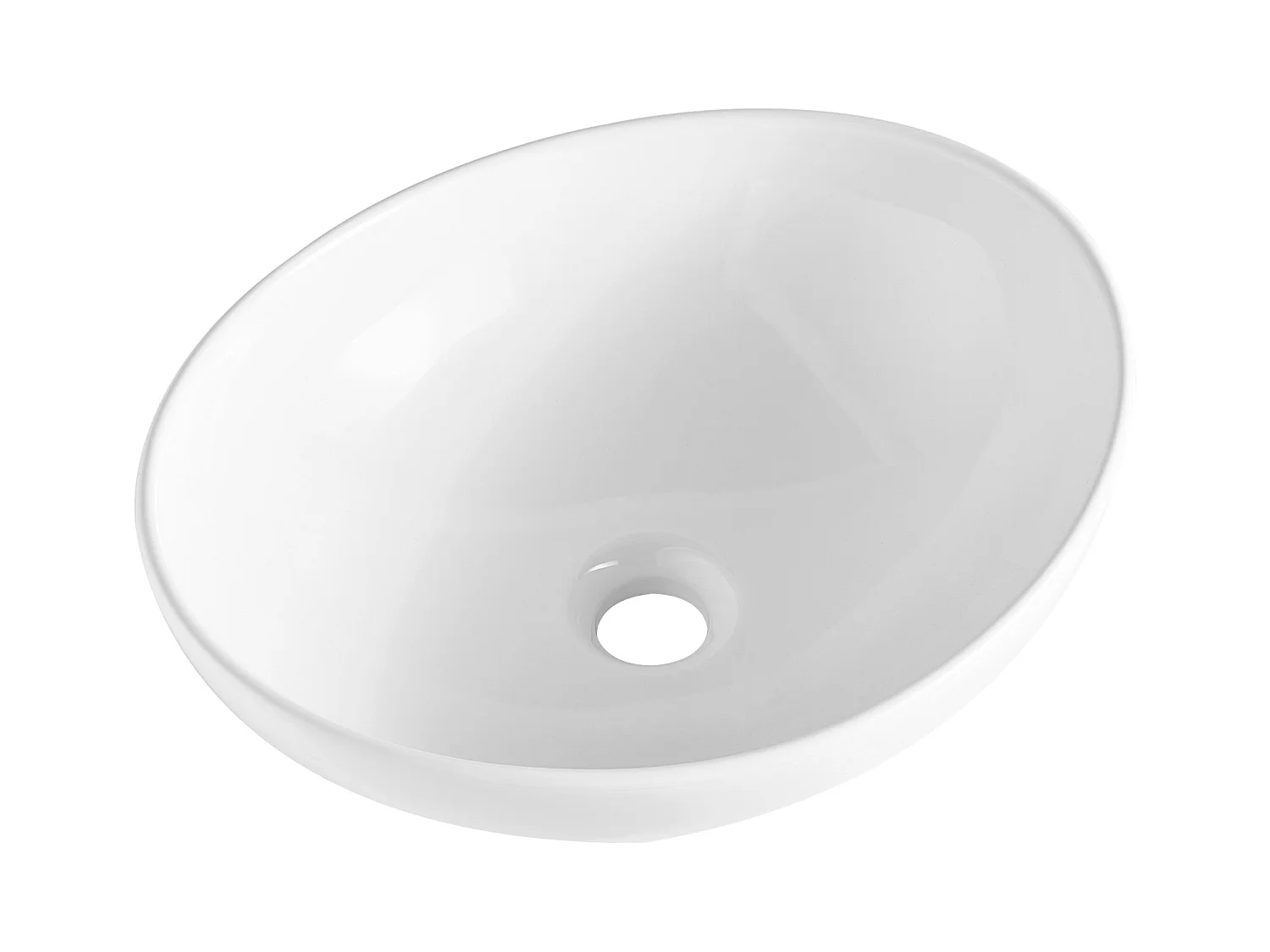 Badkamerwasbak SucceBuy, 41 x 34 cm, Modern Wit, voor Badkamer, Hotel, Toilet, Camper