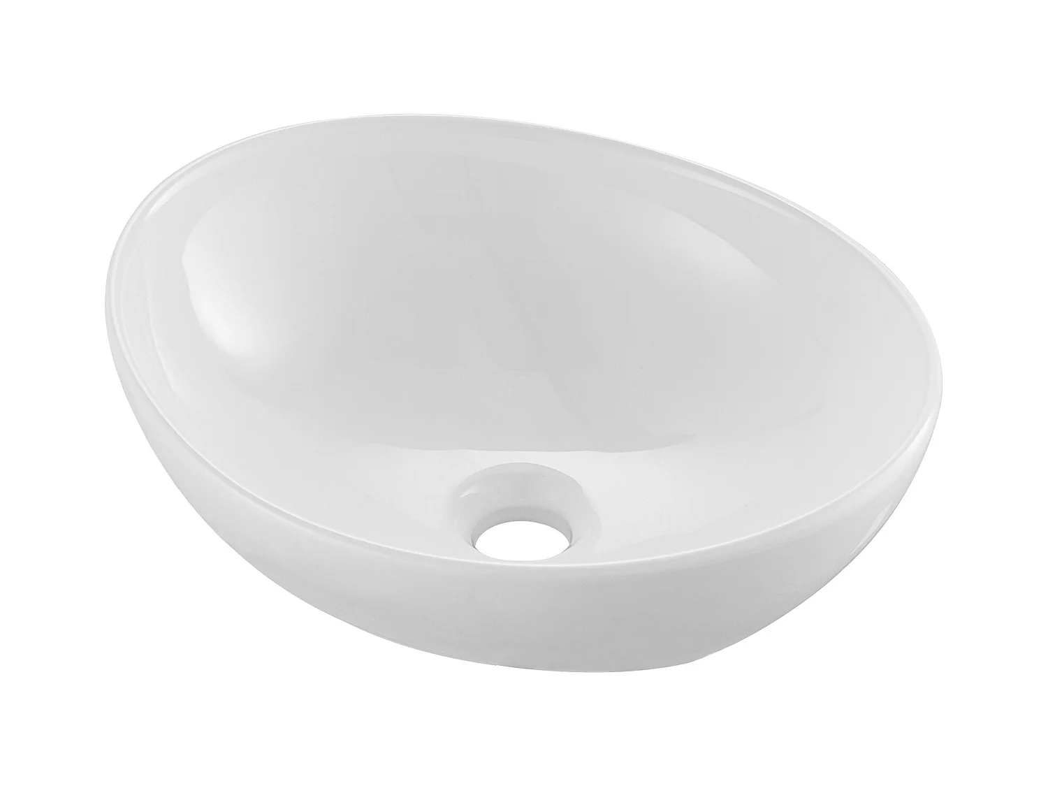 Badkamerwasbak SucceBuy, 41 x 34 cm, Modern Wit, voor Badkamer, Hotel, Toilet, Camper