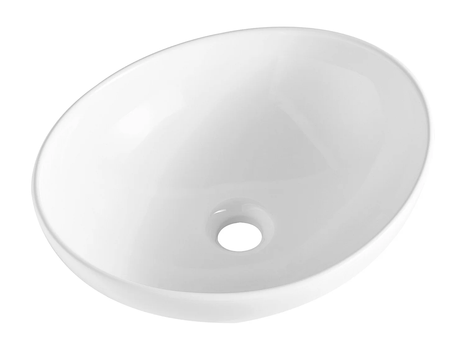 Lavabo de Salle de Bain SucceBuy, 41 x 34 cm, Blanc Moderne, pour Salle de Bain, Hôtel, Toilettes, Camping-Car