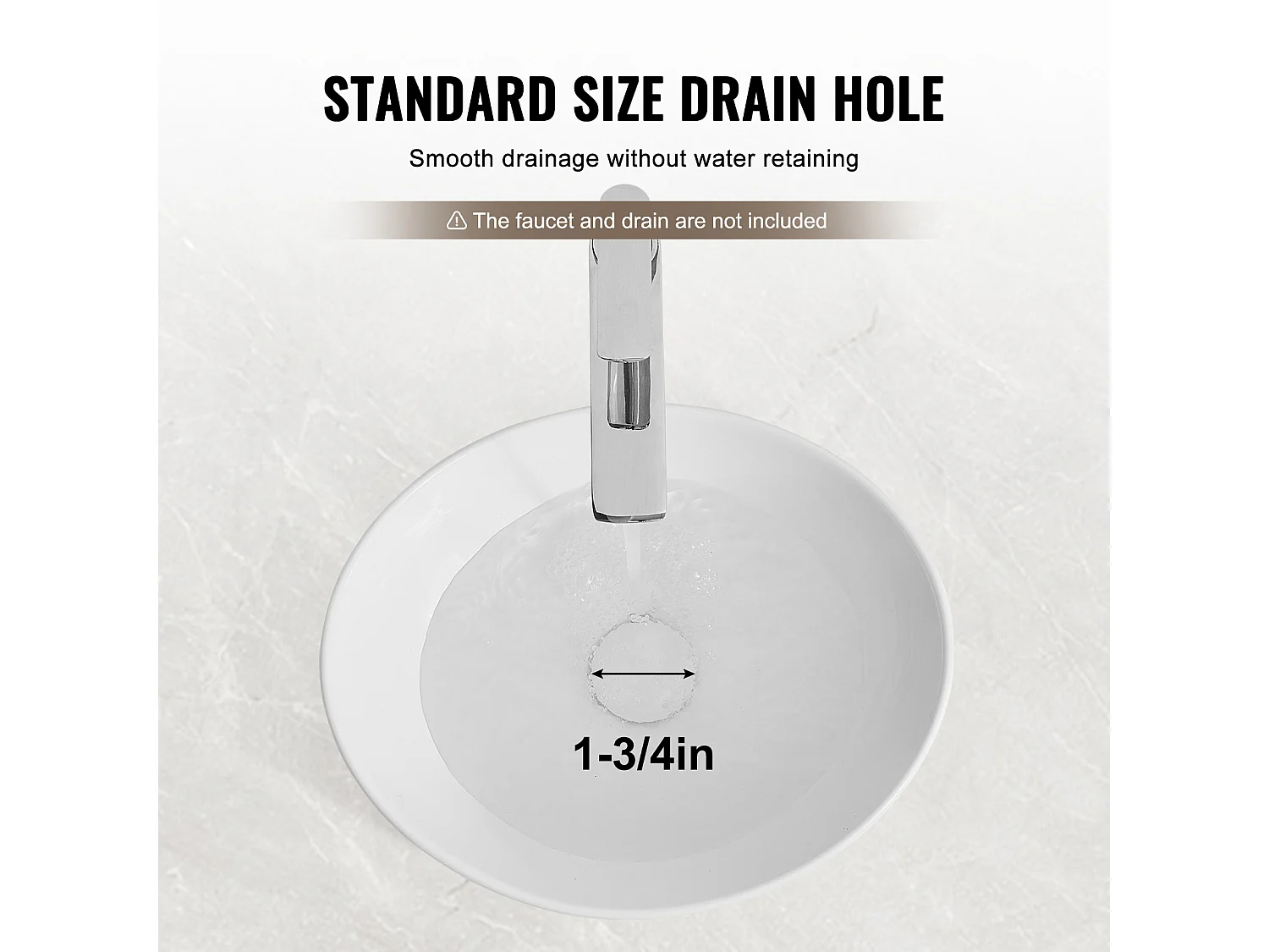 Lavabo de Salle de Bain SucceBuy, 41 x 34 cm, Blanc Moderne, pour Salle de Bain, Hôtel, Toilettes, Camping-Car