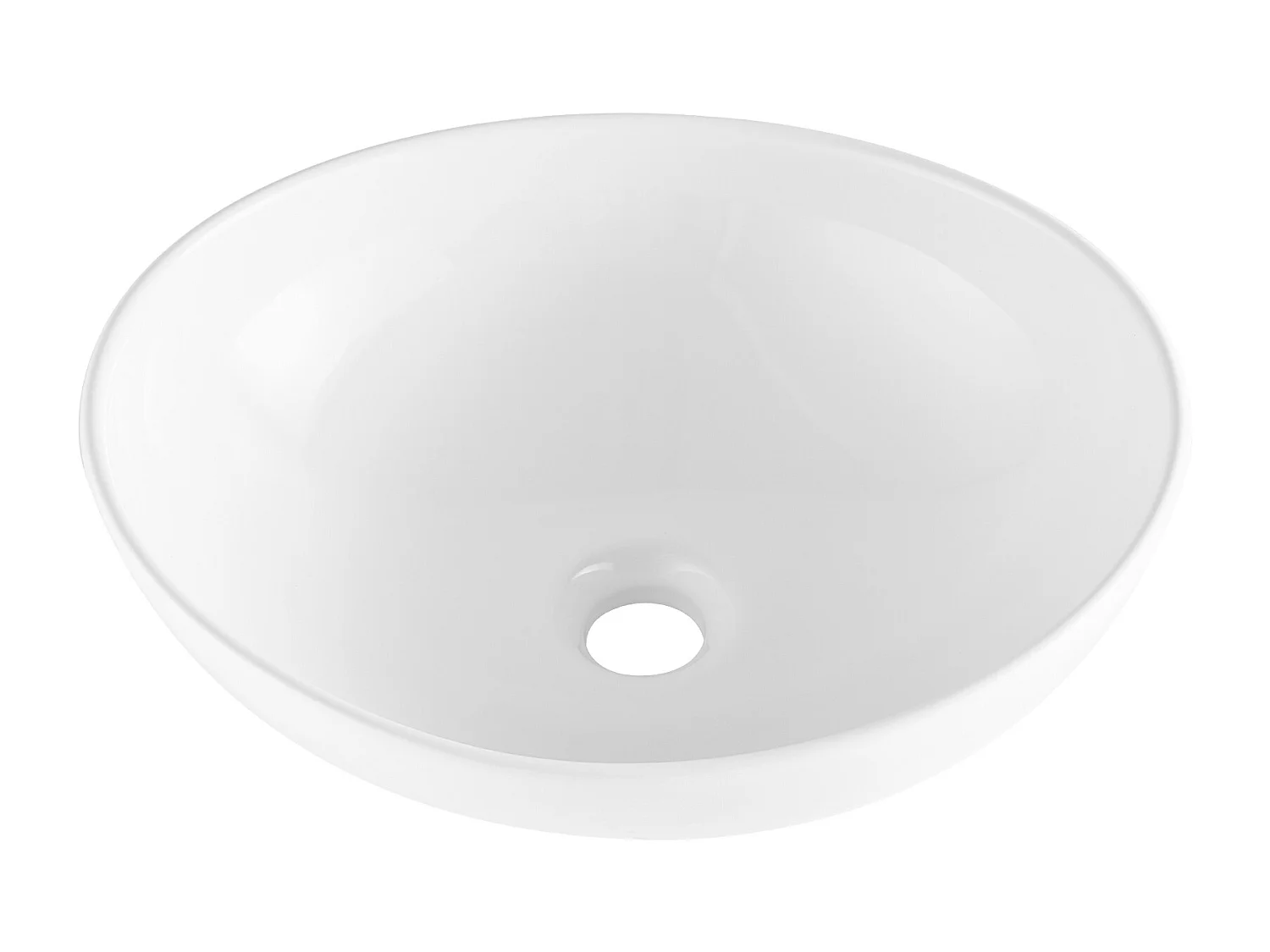 Lavabo de Salle de Bain SucceBuy, 41 x 34 cm, Blanc Moderne, pour Salle de Bain, Hôtel, Toilettes, Camping-Car