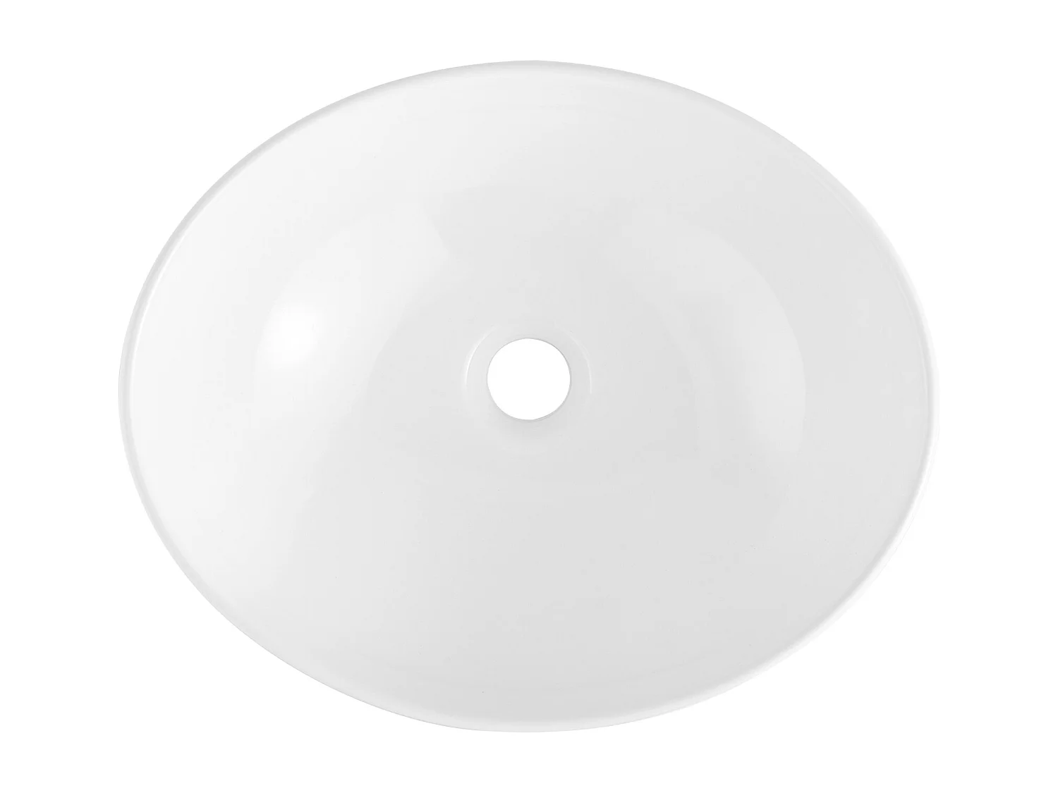 Lavabo de Salle de Bain SucceBuy, 41 x 34 cm, Blanc Moderne, pour Salle de Bain, Hôtel, Toilettes, Camping-Car
