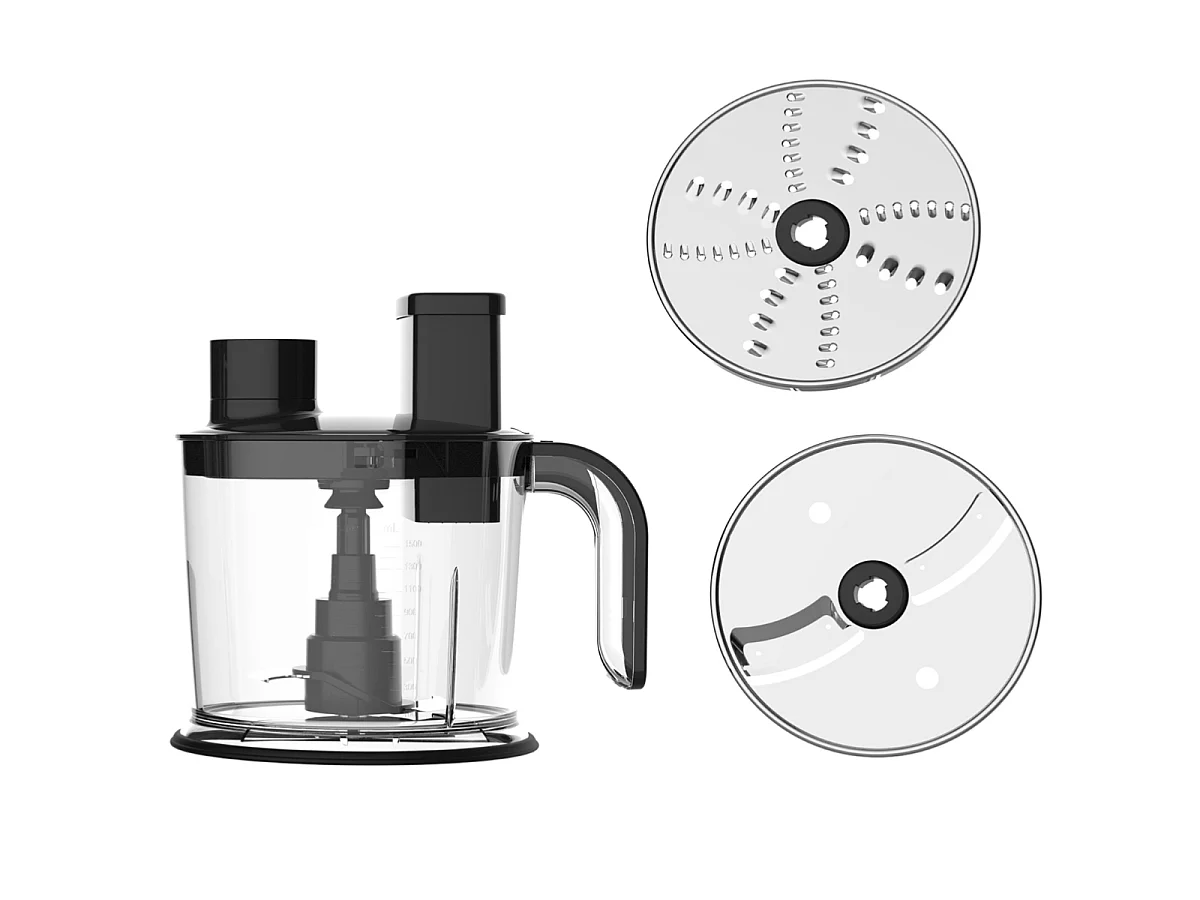 Mixeur plongeant 1200W - 10 pièces - 15 vitesses