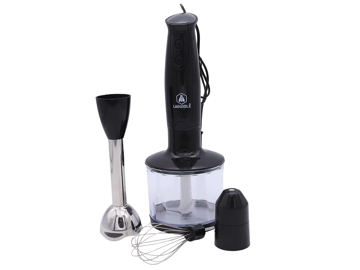 Pied mixeur noir-inox