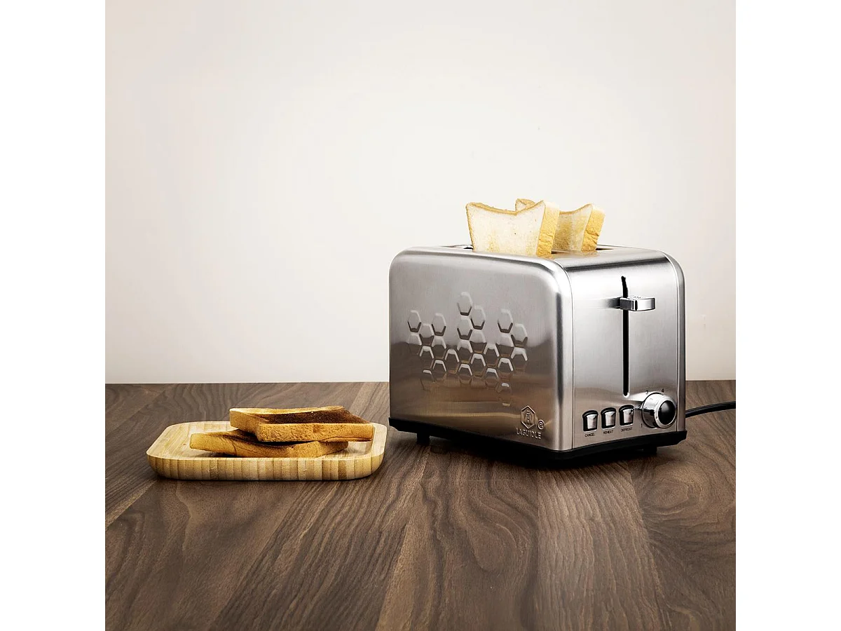 Grille-pain électrique inox