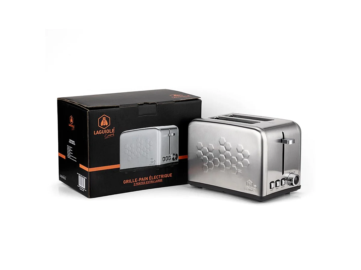 Grille-pain électrique inox