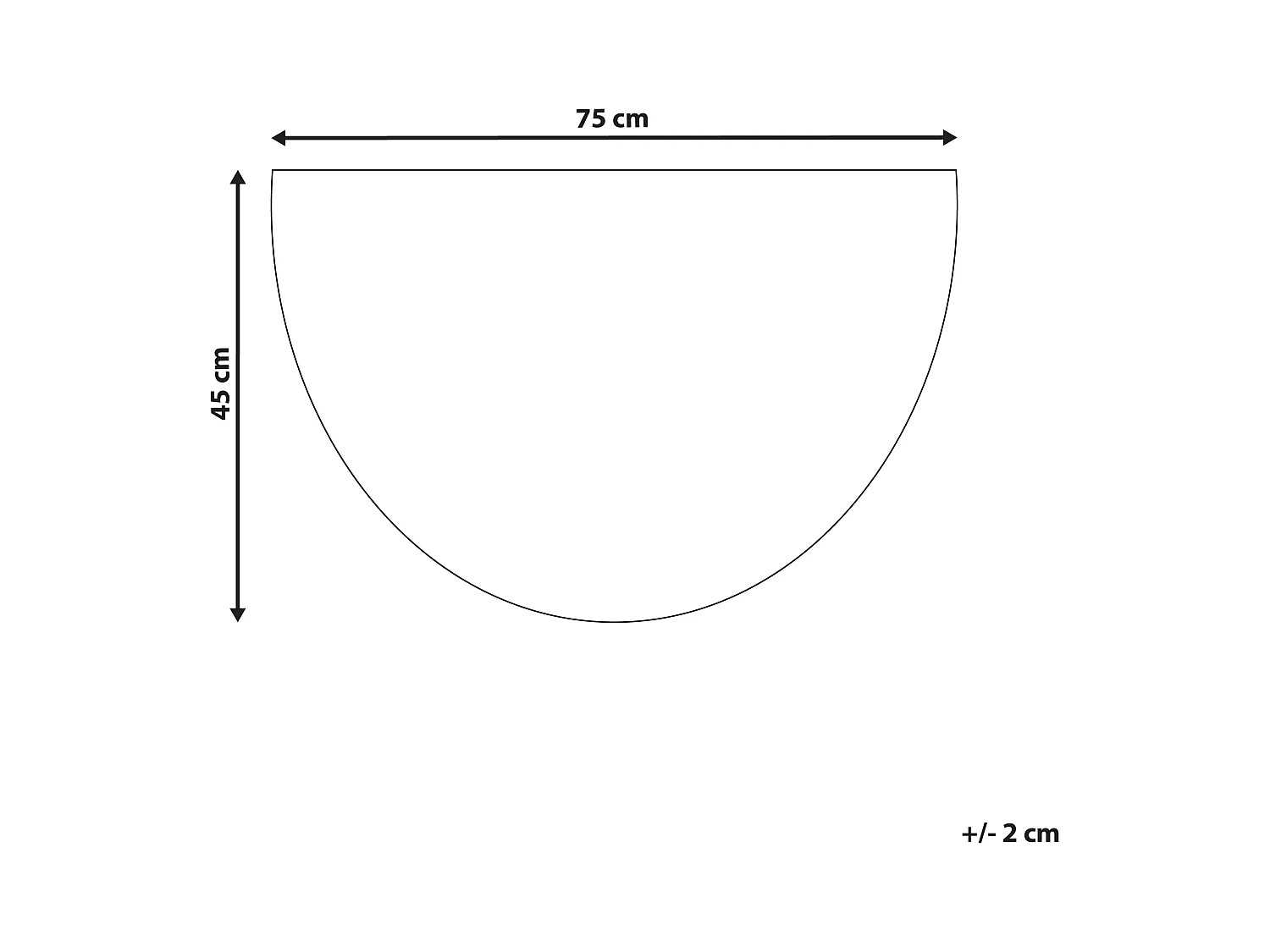 Tappetino da Ingresso KORYAK 45 x 75 cm Fibra di Cocco Naturale