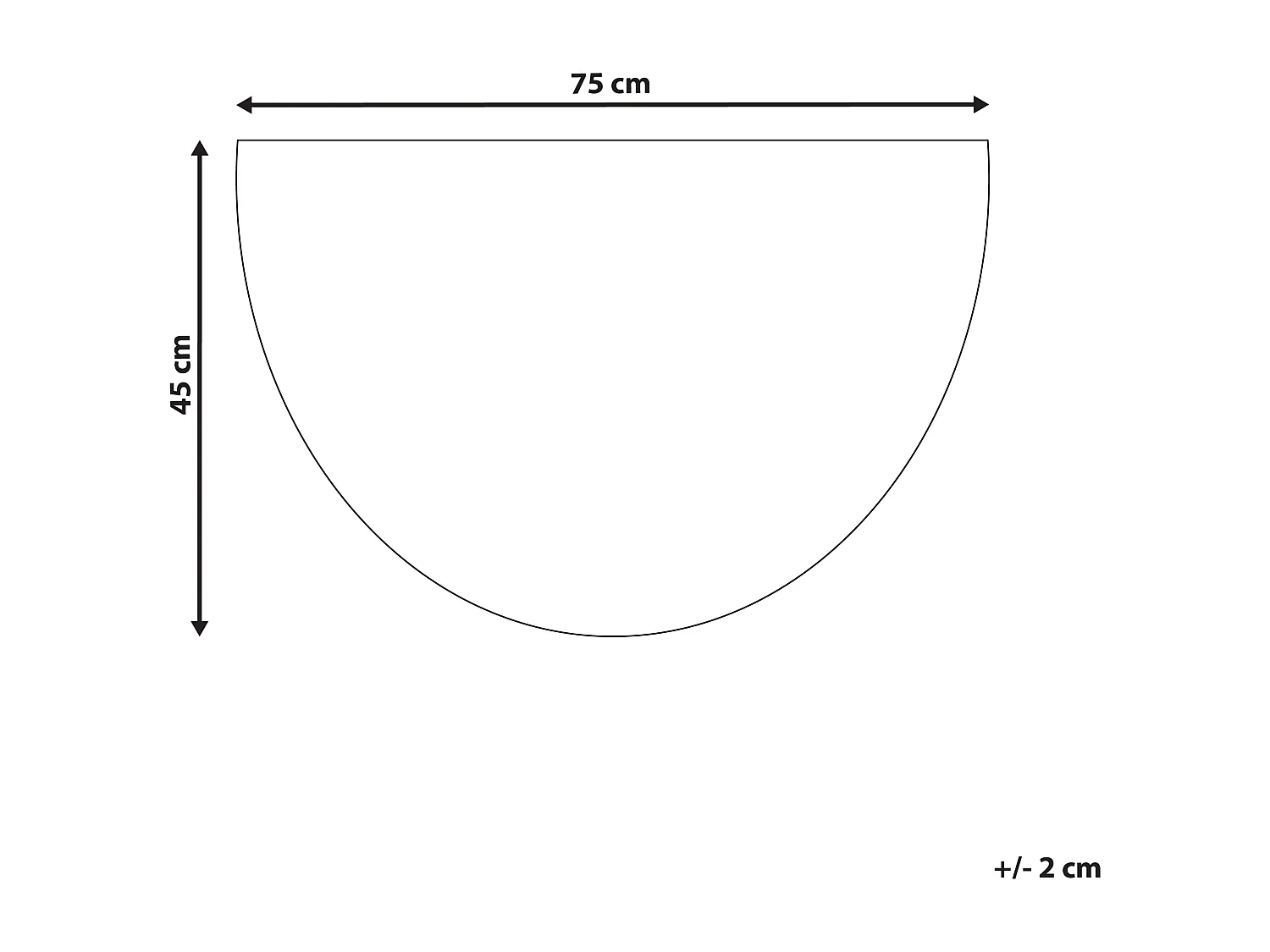 Paillasson KORYAK Naturel 45 x 75 cm Fibre de coco