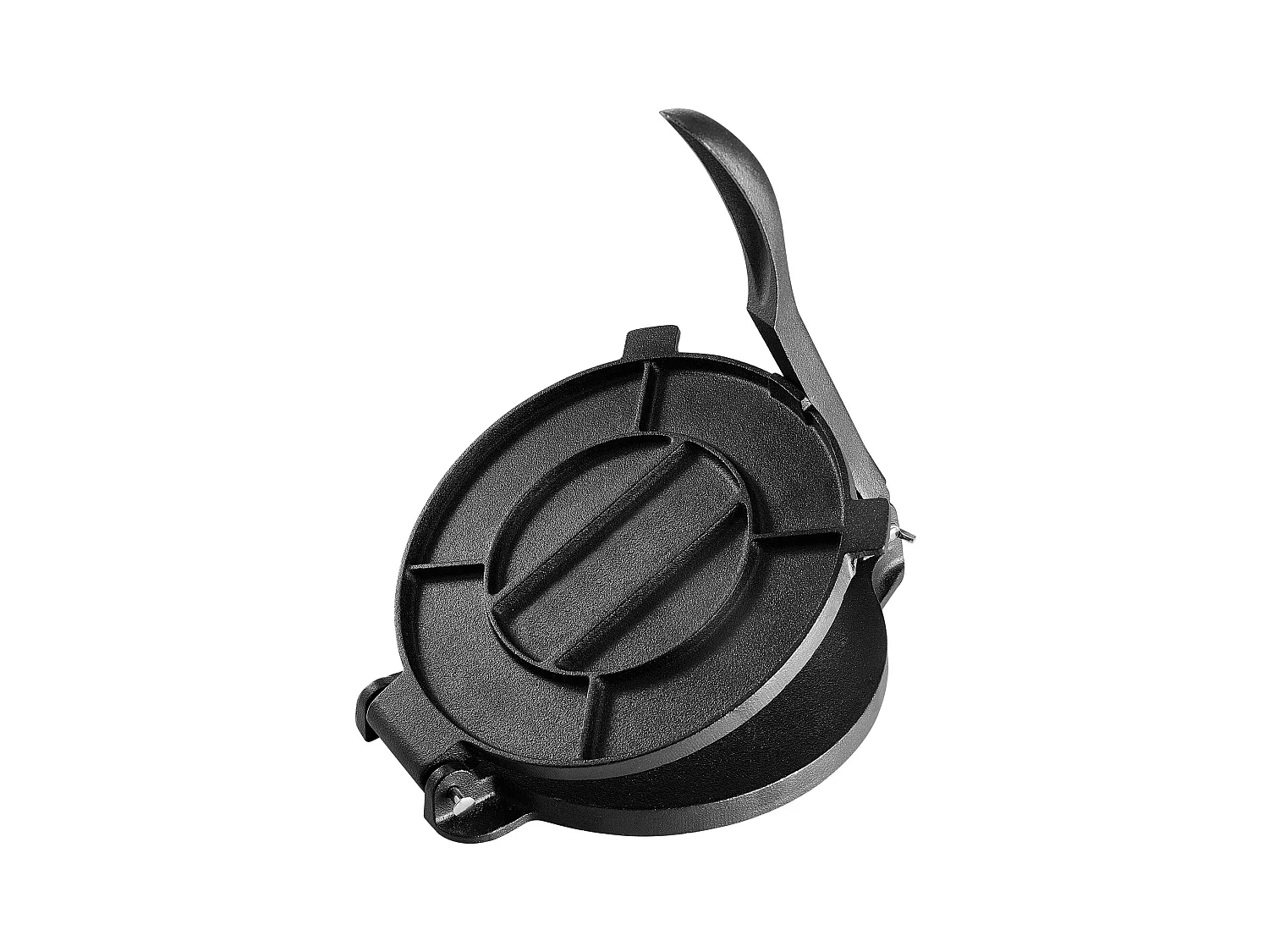 Presse à Pâte SucceBuy 25 cm, Presse à Tortillas pour Chapati en Fonte Robuste pour Tortillas à la Farine, Argent