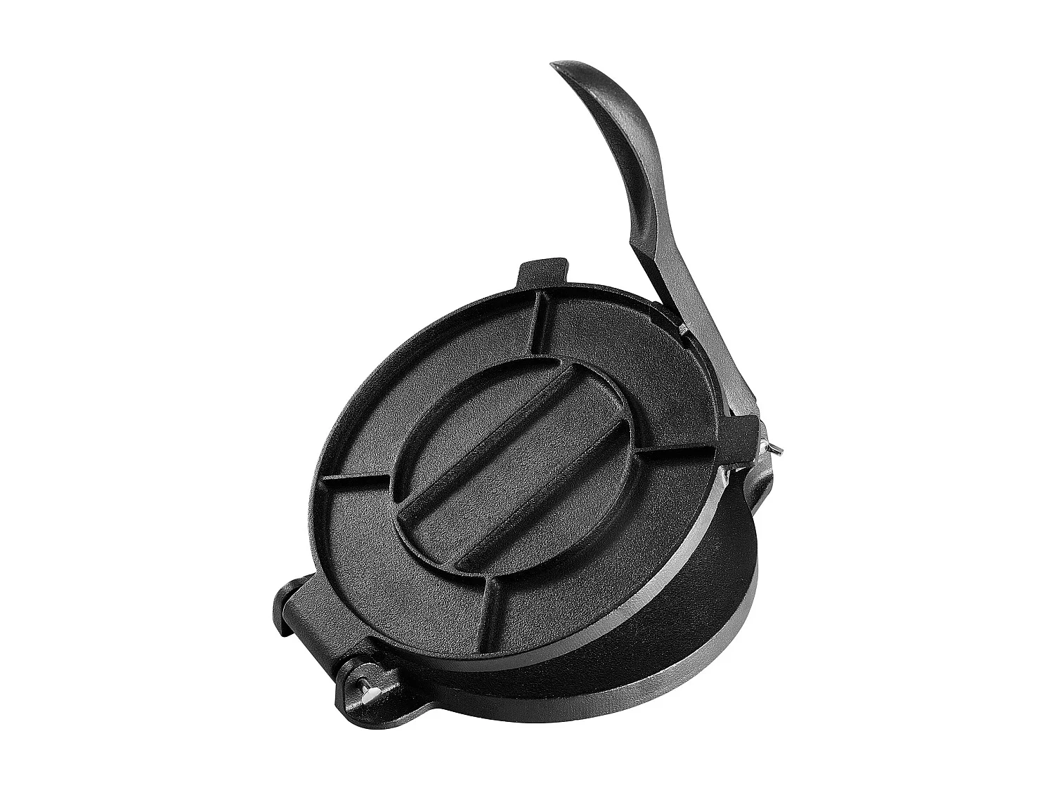 Presse à Pâte SucceBuy 25 cm, Presse à Tortillas pour Chapati en Fonte Robuste pour Tortillas à la Farine, Argent