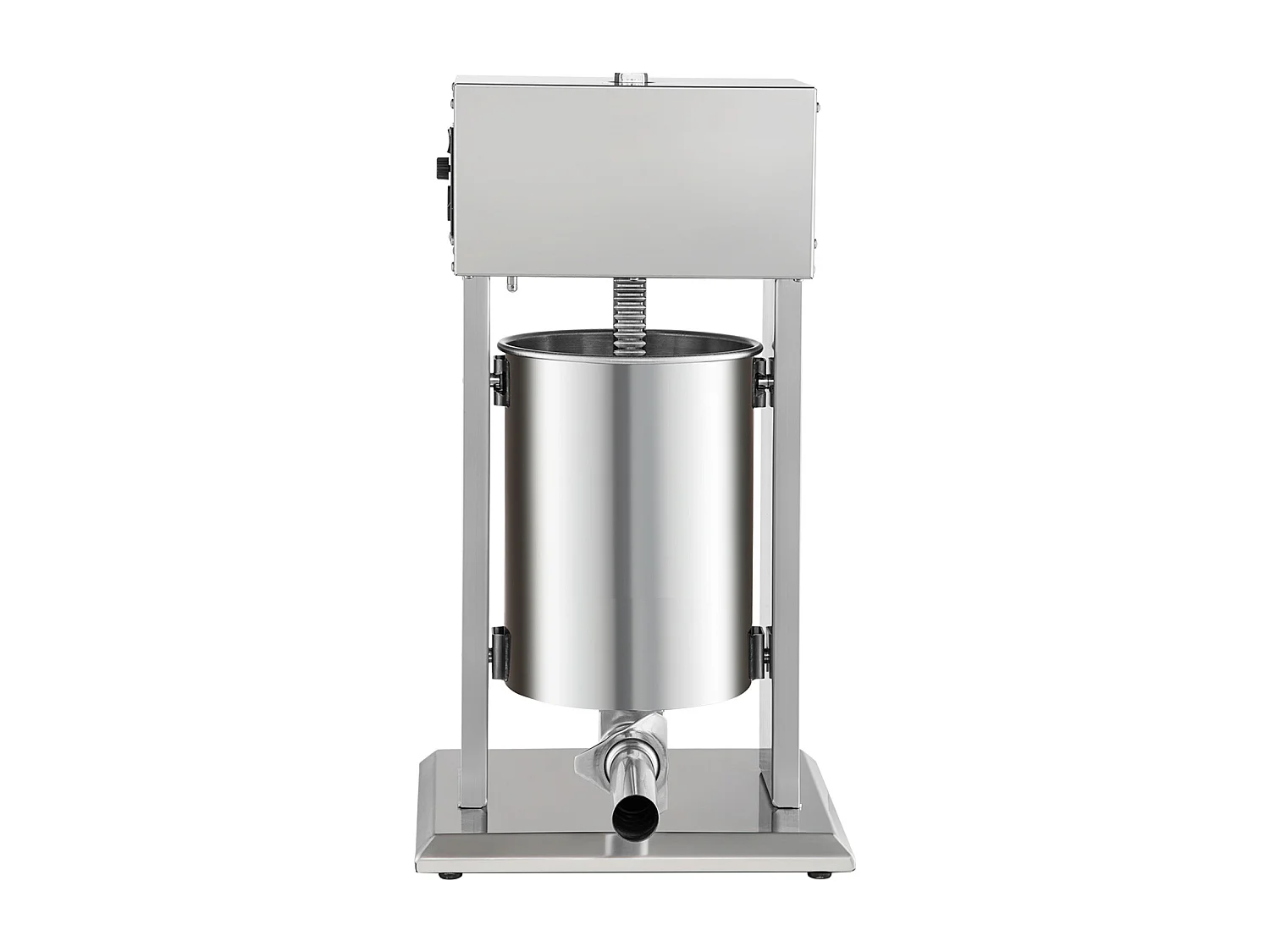 Poussoir à Saucisses Électrique SucceBuy, Remplisseuse de Saucisses pour Usage Domestique/Commercial, en Acier Inoxydable, 10 L, 200 W