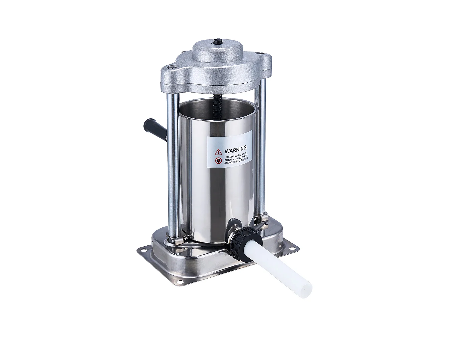 Poussoir à Saucisses Manuel SucceBuy, 2 L, Poussoir à Saucisses en Acier Inoxydable 304, avec Pince, Vertical