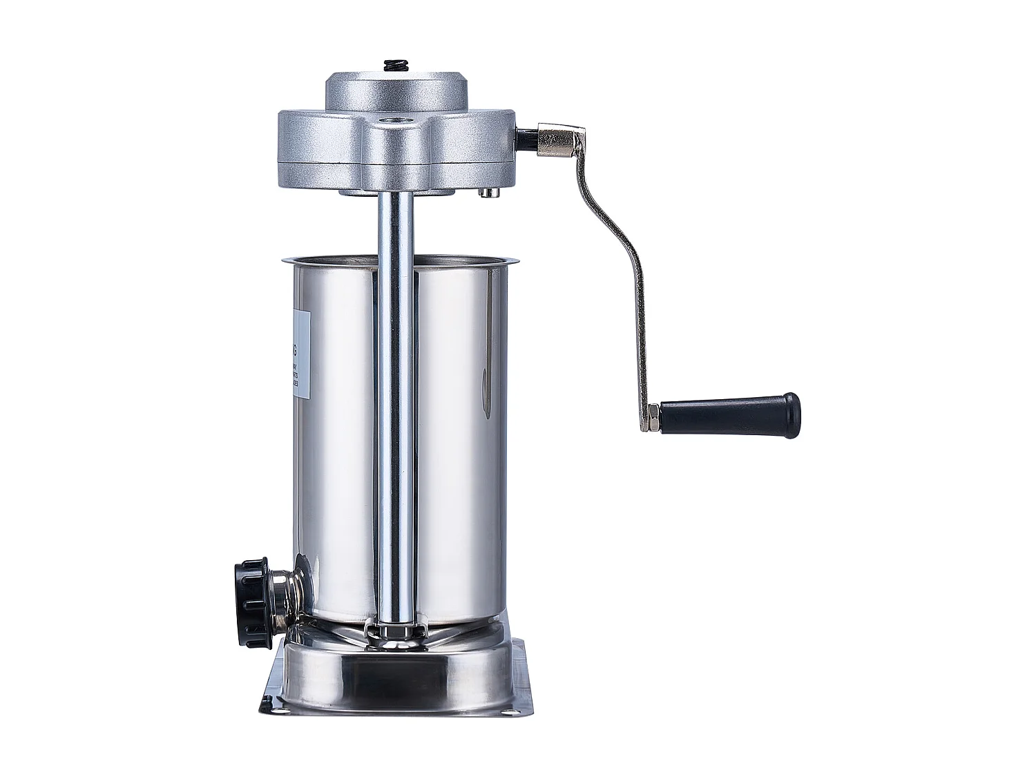 Poussoir à Saucisses Manuel SucceBuy, 2 L, Poussoir à Saucisses en Acier Inoxydable 304, avec Pince, Vertical