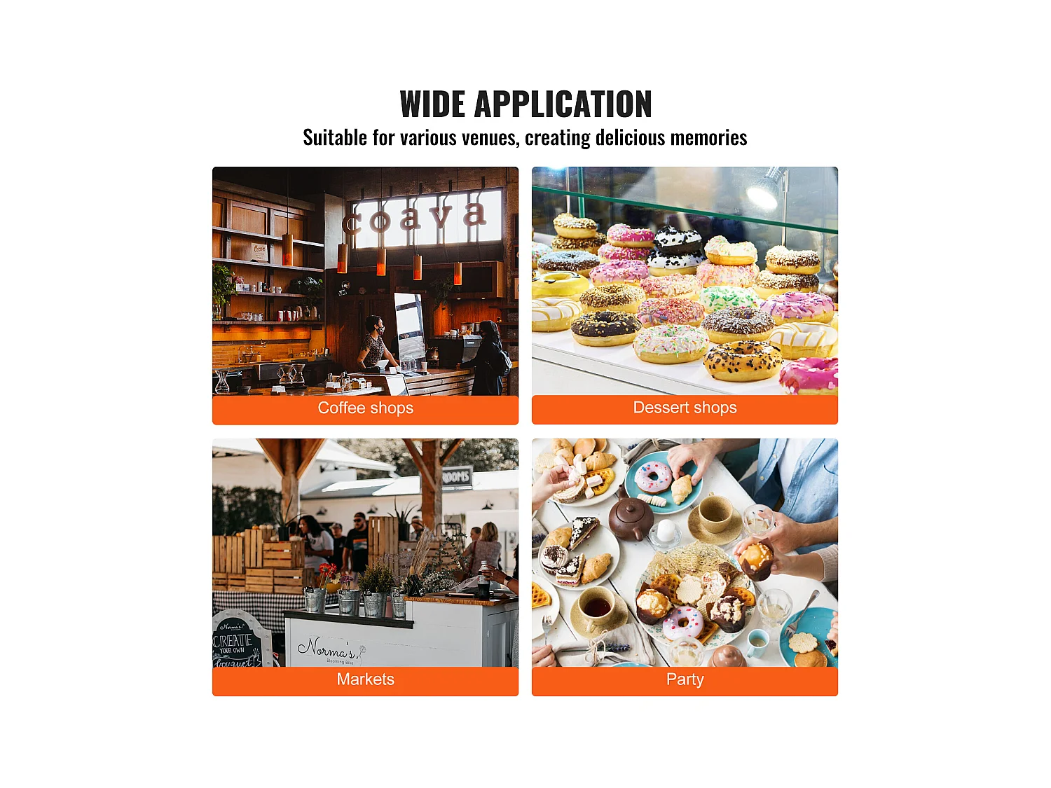 Machine à Beignets électrique Machine à Beignets Commerciale SucceBuy 6 Pièces 1550 W Antiadhésive