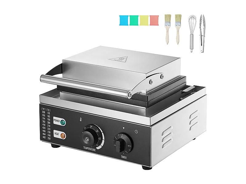 Machine à Beignets électrique Machine à Beignets Commerciale SucceBuy 6 Pièces 1550 W Antiadhésive