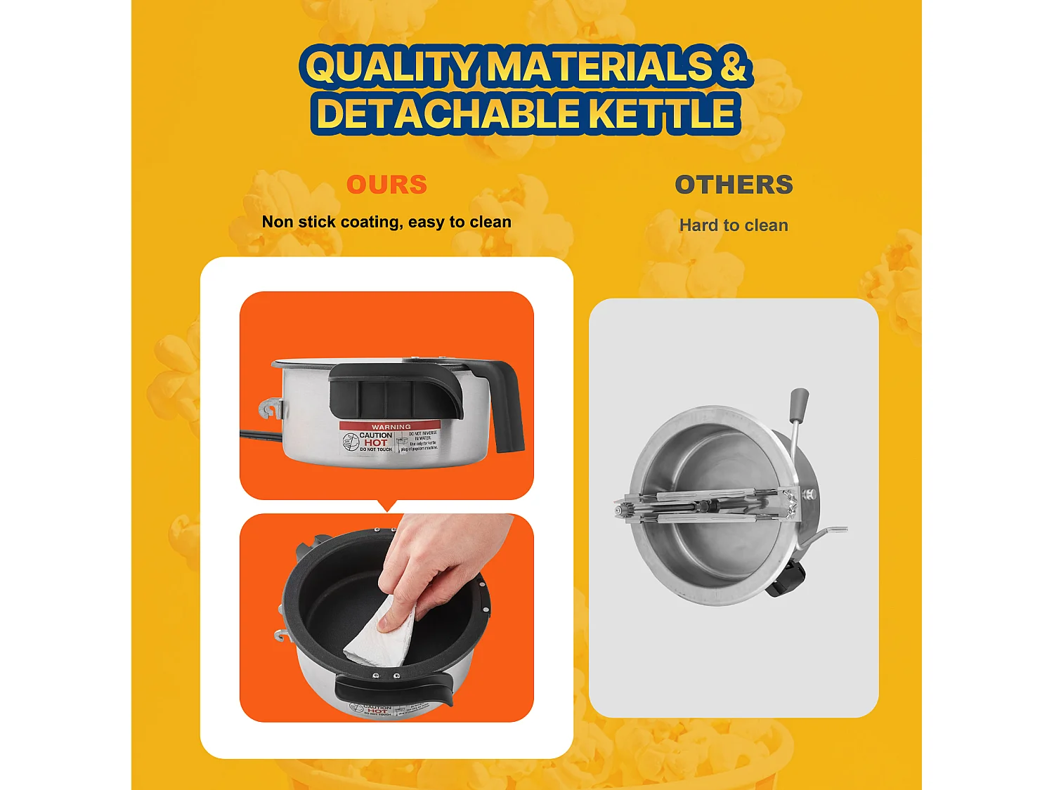 Maszyna Do Popcornu SucceBuy 480 W, Maszyna Do Popcornu 4 oz, 1,5 galona na partię, Maszyna Stołowa z 3 Łyżkami, Styl Kina, Czarny