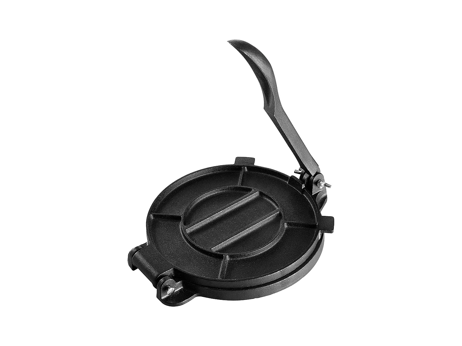 Presse à Pâte SucceBuy 20 cm, Machine à Pâte à Chapati et Roti en Fonte Robuste, pour les Tortillas à la Farine, Tawa, Argent