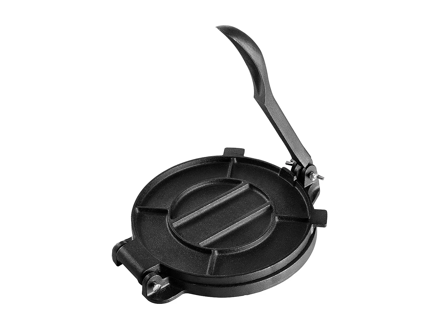 Presse à Pâte SucceBuy 20 cm, Machine à Pâte à Chapati et Roti en Fonte Robuste, pour les Tortillas à la Farine, Tawa, Argent