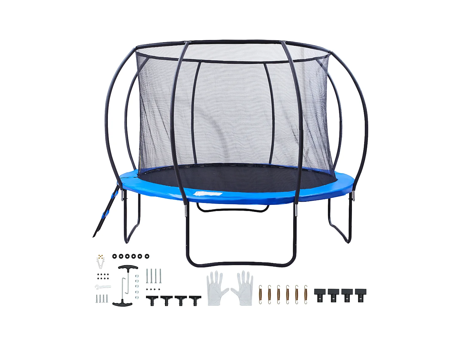 Trampoline Récréatif D'Extérieur SucceBuy,  366 cm pour Enfants avec Filet de Sécurité