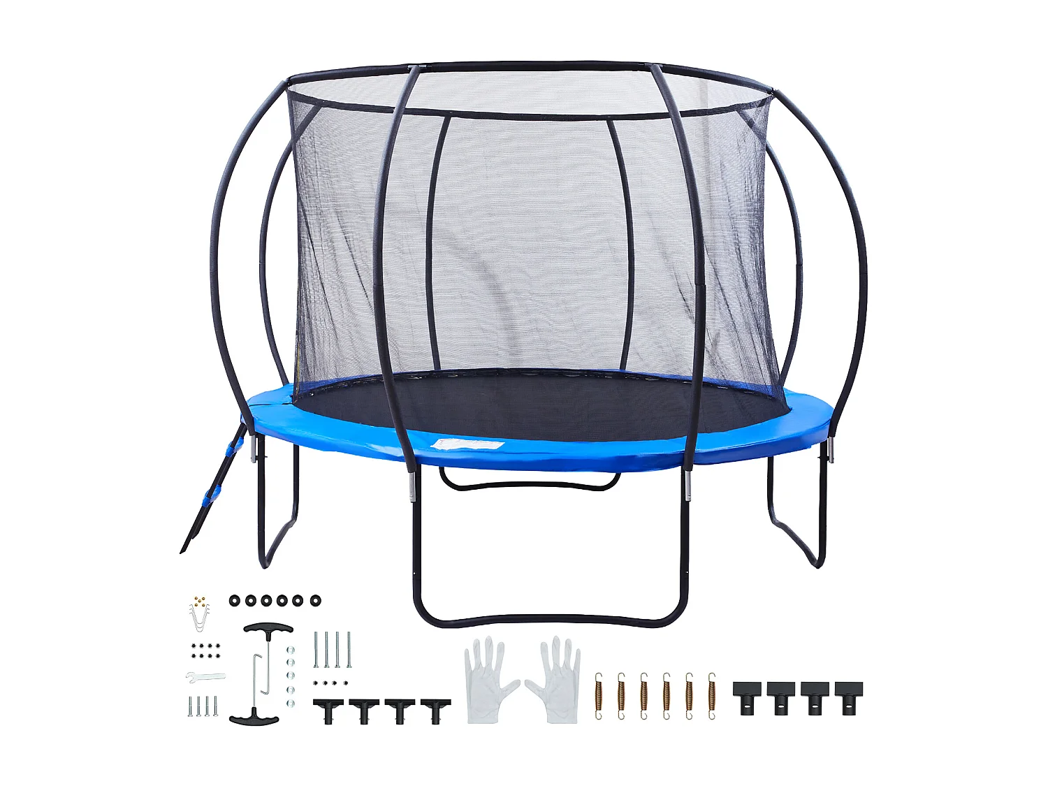 Trampoline Récréatif D'Extérieur SucceBuy,  366 cm pour Enfants avec Filet de Sécurité