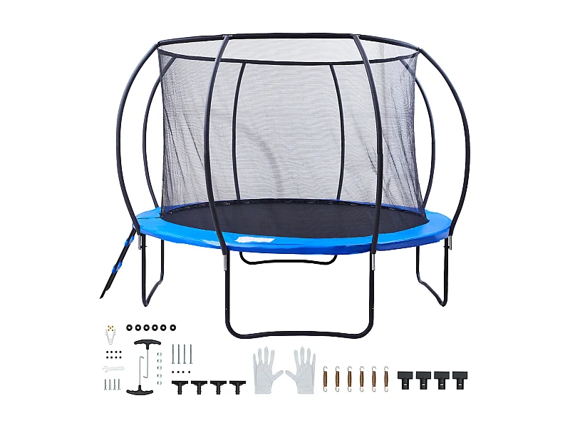 Recreatie Trampoline Buiten SucceBuy, 305 cm voor Kinderen met Veiligheidsnet