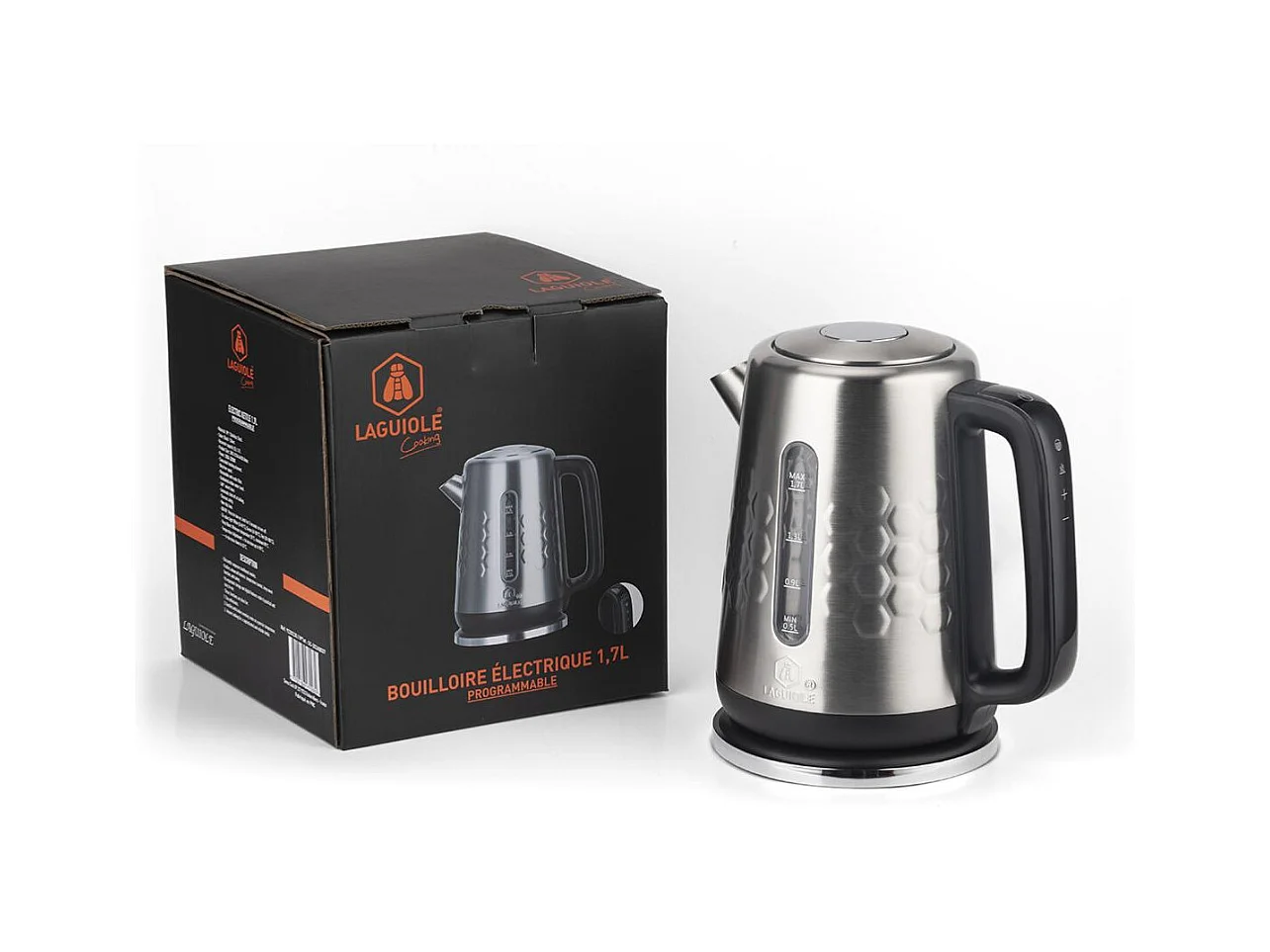 Bouilloire électrique inox 1,7L - Maintien de la température