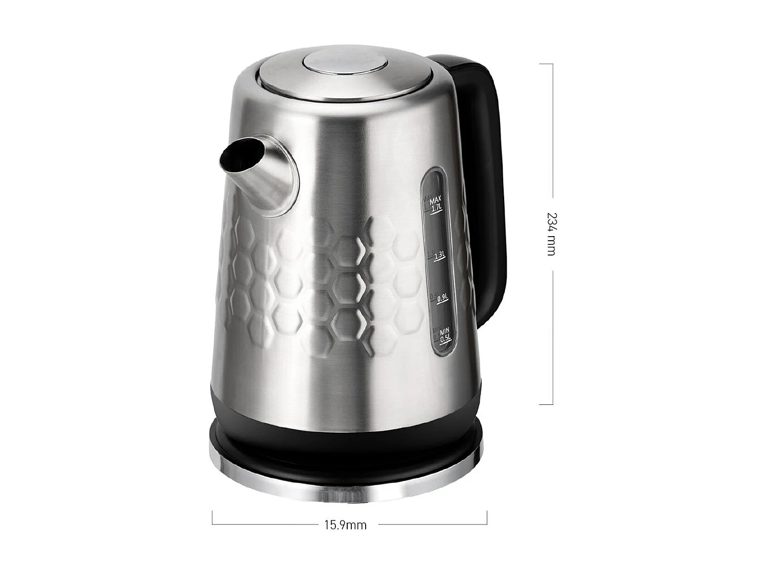 Bouilloire électrique inox 1,7L - Maintien de la température