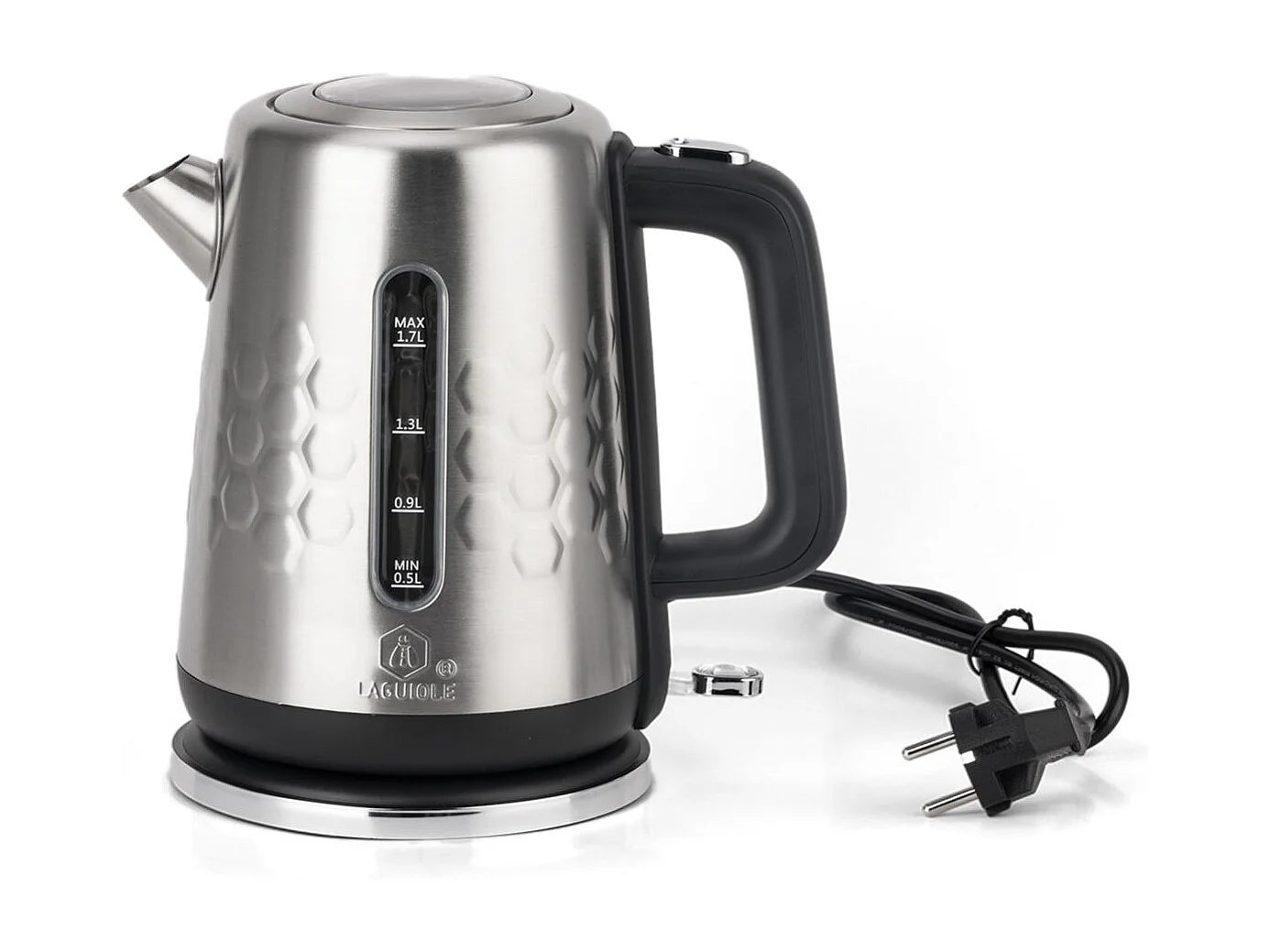 Bouilloire électrique en inox 1,7L