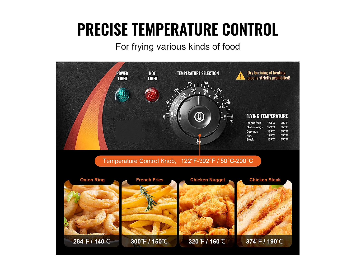 Friteuse Électrique Commerciale SucceBuy, Capacité de 24 L, Friteuse de Comptoir en Acier Inoxydable de 5 000 W avec Deux Paniers Amovibles