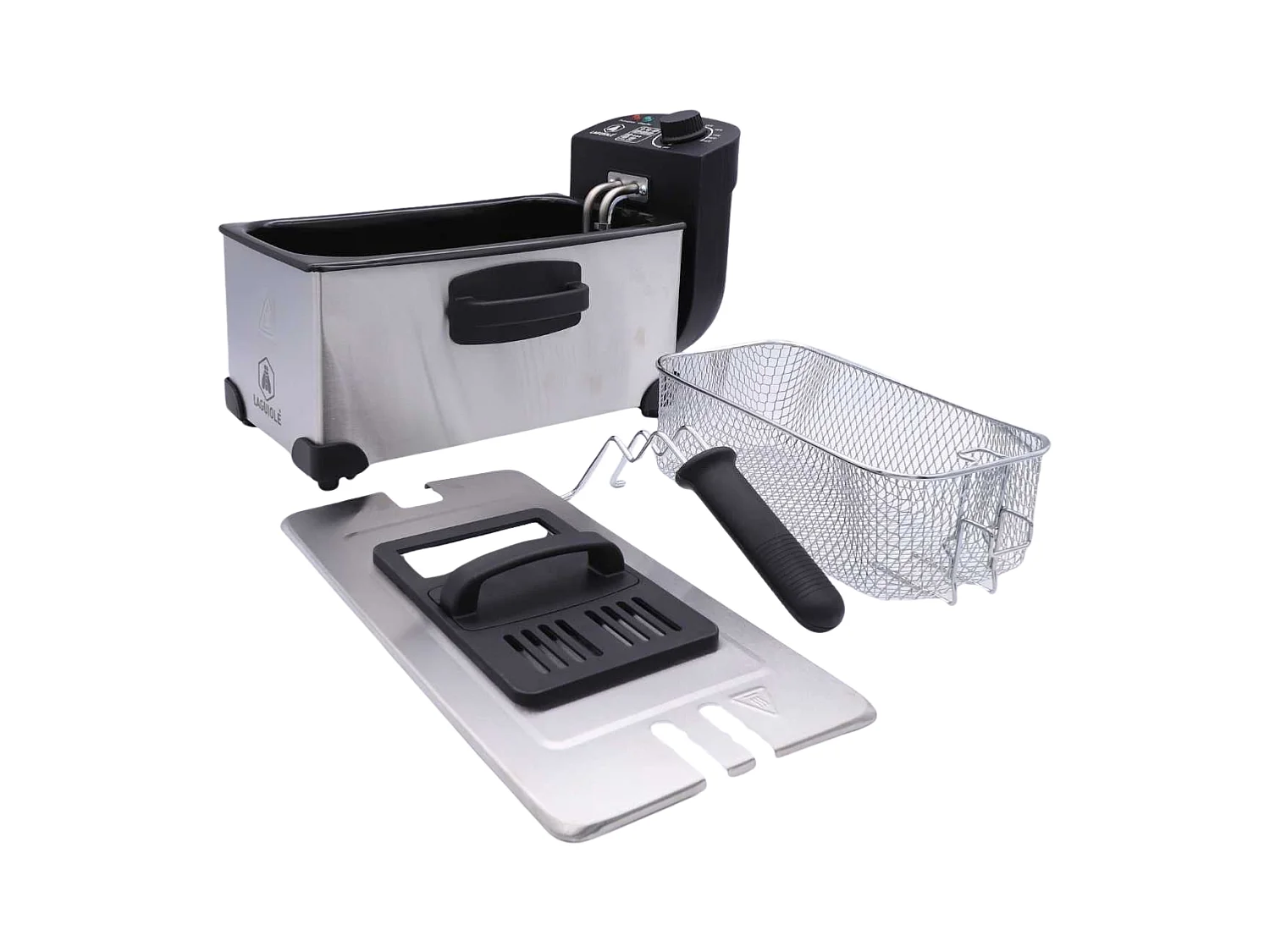 Friteuse 3L noir/inox