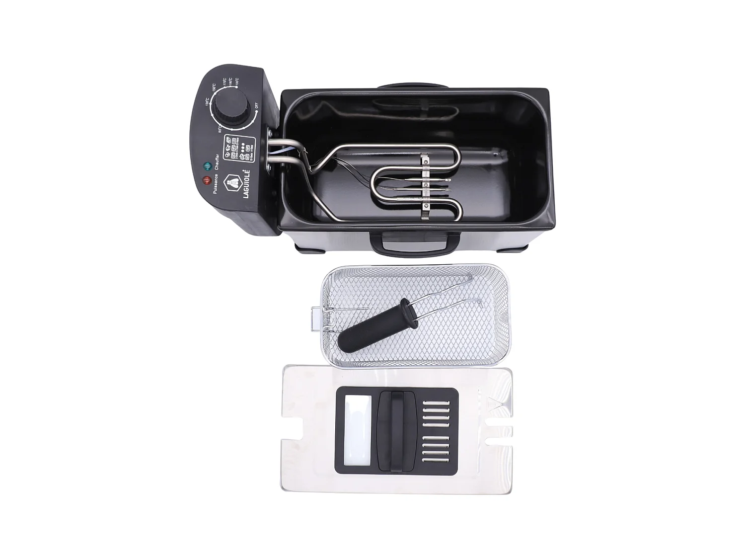 Friteuse 3L noir/inox