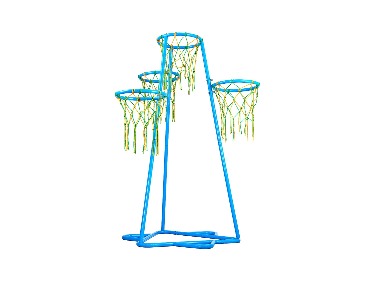 Panier de Basket-ball SucceBuy Panier de Basket-ball pour Enfants, Support Portable à 4 Cerceaux avec Hauteurs Réglables