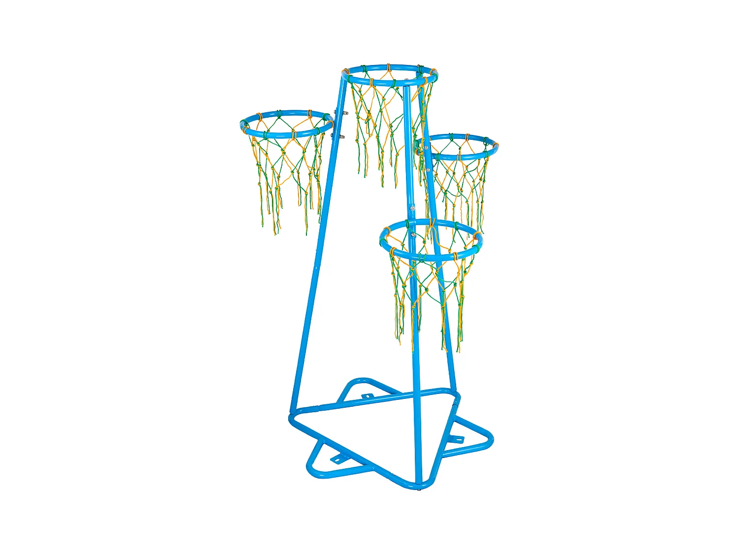 Panier de Basket-ball SucceBuy Panier de Basket-ball pour Enfants, Support Portable à 4 Cerceaux avec Hauteurs Réglables