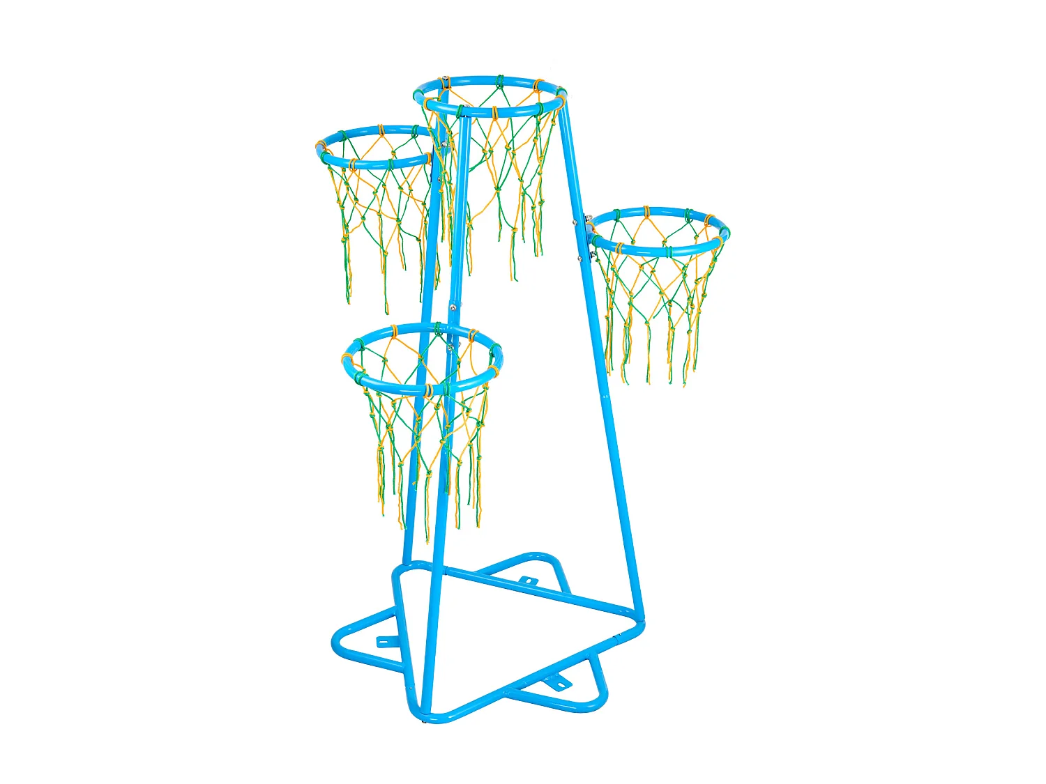 Panier de Basket-ball SucceBuy Panier de Basket-ball pour Enfants, Support Portable à 4 Cerceaux avec Hauteurs Réglables