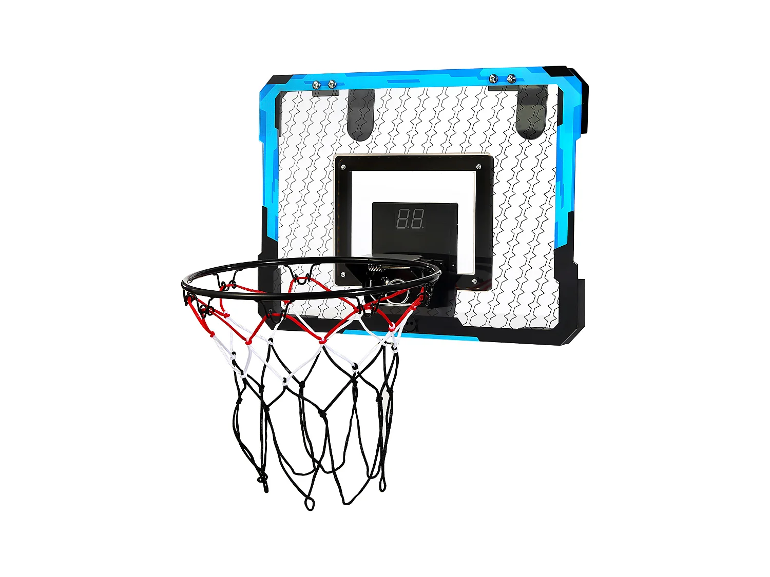 Cesta de Basquetebol SucceBuy Cesto de Basquetebol Infantil com Luzes LED e Placar com Áudio, para Uso Interno