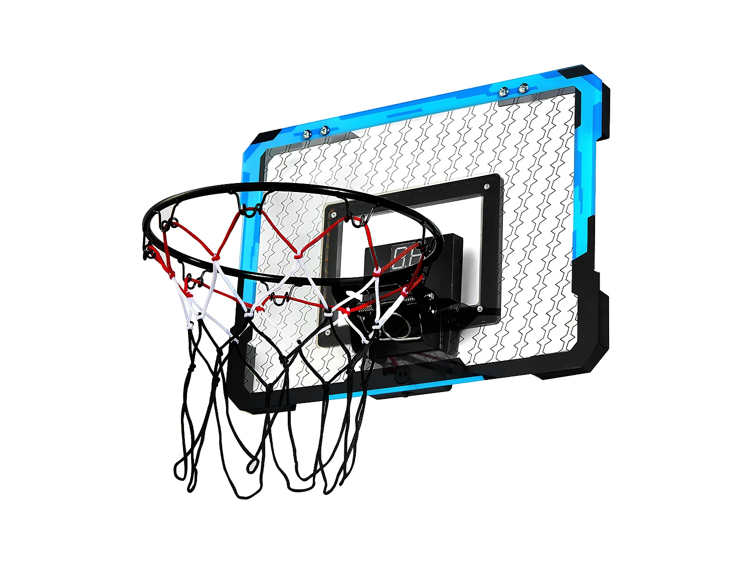 Cesta de Basquetebol SucceBuy Cesto de Basquetebol Infantil com Luzes LED e Placar com Áudio, para Uso Interno