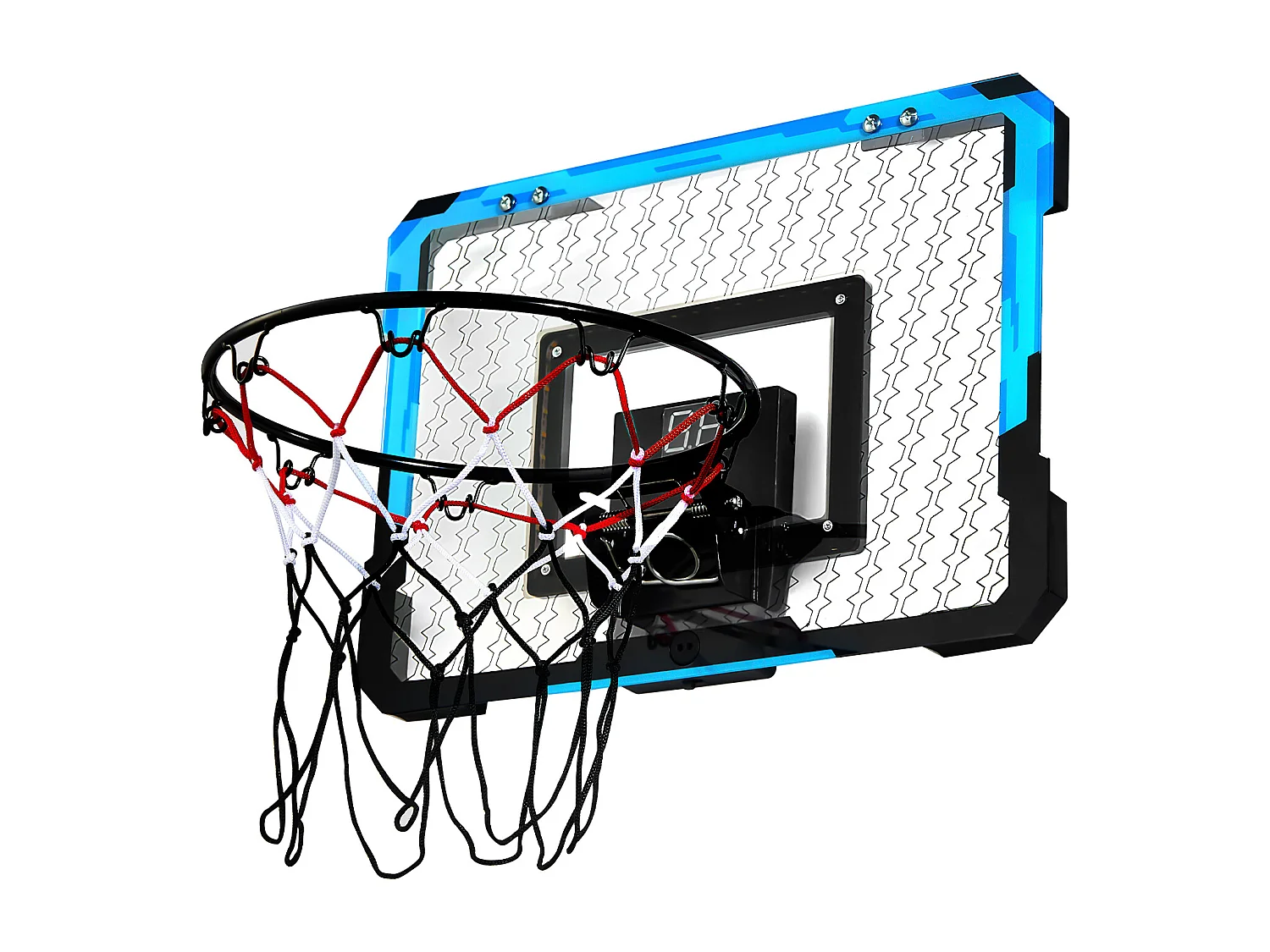 Panier de Basket-ball SucceBuy Panier de Basket pour Enfants avec Lumières LED et Tableau d'Affichage Audio, Usage Intérieur