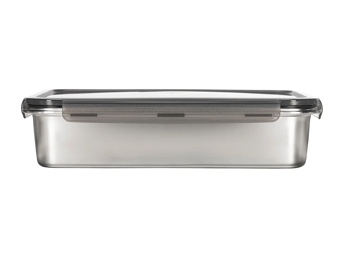 5 boîtes rectangulaires inox