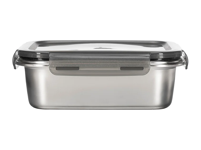 5 boîtes rectangulaires inox