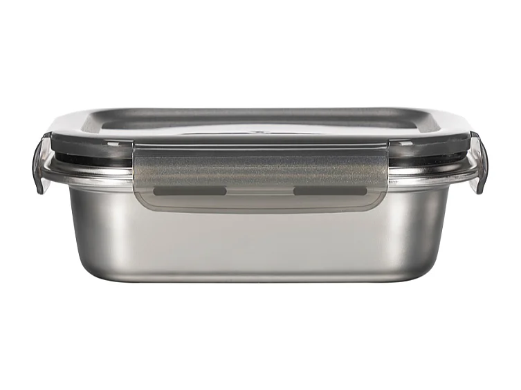 5 boîtes rectangulaires inox